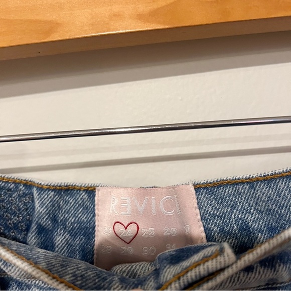 Revice Denim Cutoff Frayed Shorts - Picture 3 of 5